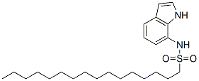 N-1H-indol-7-ylhexadecane-1-sulphonamide