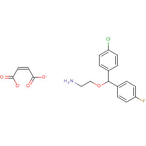 Ethanamine, 2-[(4-chlorophenyl)(4-fluorophenyl)methoxy]-,(Z)-2-butenedioate (1:1)