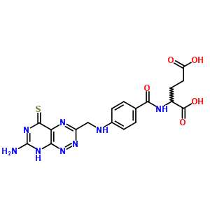 N-[(4-{[(7-amino-5-thioxo-5,8-dihydropyrimido[5,4-e][1,2,4]triazin-3-yl)methyl]amino}phenyl)carbonyl]glutamic acid
