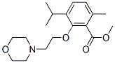 3-(2-Morpholinoethoxy)-p-cymene-2-carboxylic acid methyl ester