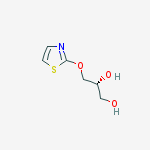 1,2-Propanediol, 3-(2-thiazolyloxy)-, (2R)-