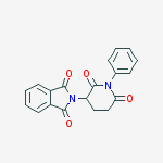 1H-Isoindole-1,3(2H)-dione, 2-(2,6-dioxo-1-phenyl-3-piperidinyl)-