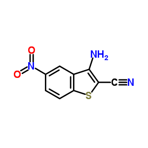 3-amino-5-nitro-1-benzothiophene-2-carbonitrile