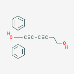 1,1-diphenylhepta-2,4-diyne-1,7-diol