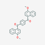 [4-(4-methoxynaphthalene-1-carbonyl)phenyl]-(4-methoxynaphthalen-1-yl)methanone