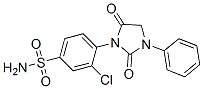 1-Phenyl-3-(2-chloro-4-sulfamoylphenyl)hydantoin