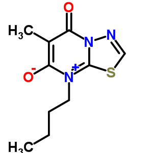8-butyl-6-methyl-5-oxo-5H-[1,3,4]thiadiazolo[3,2-a]pyrimidin-8-ium-7-olate