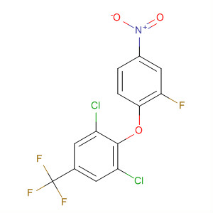 Benzene, 1,3-dichloro-2-(2-fluoro-4-nitrophenoxy)-5-(trifluoromethyl)-