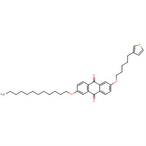 9,10-Anthracenedione, 2-(dodecyloxy)-6-[[5-(3-thienyl)pentyl]oxy]-