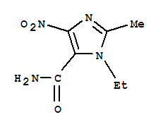 1-ethyl-2-methyl-4-nitro-1H-imidazole-5-carboxamide