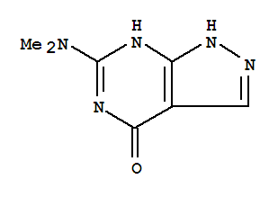 4H-Pyrazolo[3,4-d]pyrimidin-4-one,6-(dimethylamino)-1,5-dihydro-