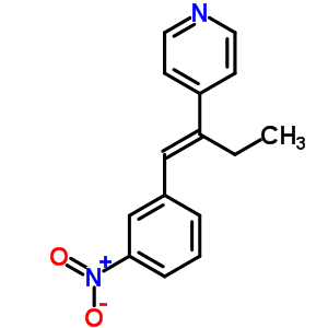 4-[(e)-1-(3-nitrophenyl)but-1-en-2-yl]pyridine;chloride