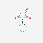 3-cyclohexyl-2-methylidene-1,3-oxazolidine-4,5-dione