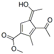 4-Acetyl-3-(1-hydroxyethylidene)-5-methyl-1,4-cyclopentadiene-1-carboxylic acid methyl ester