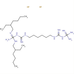2,4,11,13-Tetraazatetradecanediimidamide,N,N''-bis(2-ethylhexyl)-3,12-diimino-, dihydrofluoride