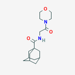 N-(2-MORPHOLIN-4-YL-2-OXO-ETHYL)ADAMANTANE-1-CARBOXAMIDE