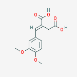 2-(3,4-dimethoxybenzylidene)butanedioic acid