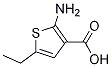 3-Thiophenecarboxylic acid, 2-amino-5-ethyl-