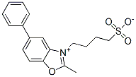 benzoxazolium, 2-methyl-5-phenyl-3-(4-sulfobutyl)-,hydroxide, inner salt