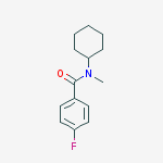 N-cyclohexyl-4-fluoro-N-methylbenzamide
