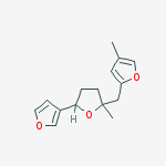 2,3'-Bifuran, 2,3,4,5-tetrahydro-5-methyl-5-[(4-methyl-2-furanyl)methyl]-