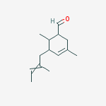 3-Cyclohexene-1-carboxaldehyde, 3,6-dimethyl-5-(2-methyl-2-butenyl)-