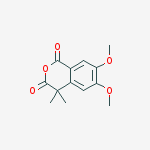 1H-2-Benzopyran-1,3(4H)-dione, 6,7-dimethoxy-4,4-dimethyl-