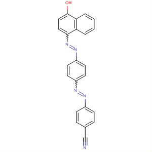 Benzonitrile, 4-[[4-[(4-hydroxy-1-naphthalenyl)azo]phenyl]azo]-