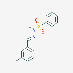 N'-[(1E)-(3-methylphenyl)methylidene]benzenesulfonohydrazide