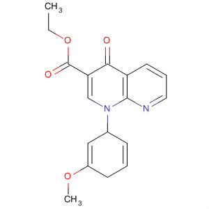 1,8-Naphthyridine-3-carboxylic acid,1,4-dihydro-1-(3-methoxyphenyl)-4-oxo-, ethyl ester