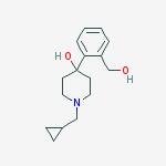 4-Piperidinol, 1-(cyclopropylmethyl)-4-[2-(hydroxymethyl)phenyl]-