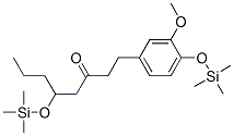 1-[3-Methoxy-4-[(trimethylsilyl)oxy]phenyl]-5-[(trimethylsilyl)oxy]-3-octanone
