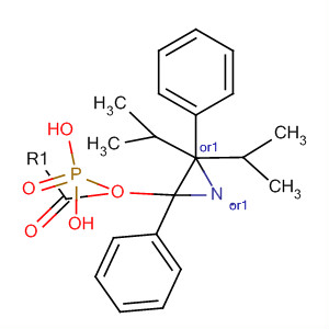 Phosphonic acid, [(2R,3S)-1,3-diphenyl-2-aziridinyl]-, bis(1-methylethyl)ester, rel-