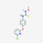 Thiourea, N'-[4-[(6-chloro-2-pyridinyl)oxy]phenyl]-N-methoxy-N-methyl-