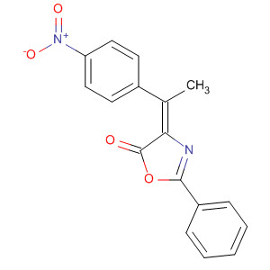 5(4H)-Oxazolone, 4-[1-(4-nitrophenyl)ethylidene]-2-phenyl-, (E)-