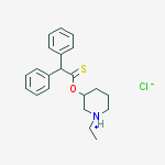 3-[(2,2-diphenylethanethioyl)oxy]-1-ethylpiperidinium chloride