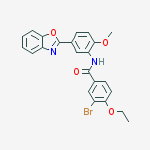 N-[5-(1,3-benzoxazol-2-yl)-2-methoxyphenyl]-3-bromo-4-ethoxybenzamide