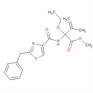 3-Butenoic acid,2-ethoxy-3-methyl-2-[[[2-(phenylmethyl)-4-thiazolyl]carbonyl]amino]-,methyl ester