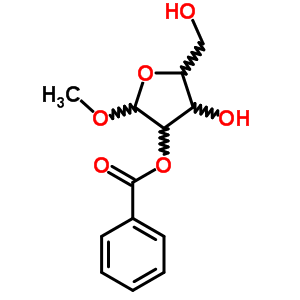 methyl 2-O-benzoylpentofuranoside