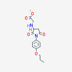 Methyl 2-[[2,5-dioxo-1-(4-propoxyphenyl)pyrrolidin-3-yl]amino]acetate