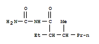 N-carbamoyl-2-ethyl-3-methylhexanamide