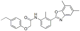 ACETAMIDE,N-[3-(5,7-DIMETHYL-2-BENZOXAZOLYL)-2-METHYLPHENYL]-2-(4-ETHYLPHENOXY)-