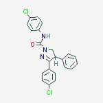 N,3-bis(4-chlorophenyl)-4-phenyl-4,5-dihydro-1H-pyrazole-1-carboxamide
