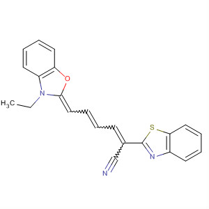 2-Benzothiazoleacetonitrile,a-[4-(3-ethyl-2(3H)-benzoxazolylidene)-2-butenylidene]-