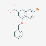 2-Naphthalenecarboxylic acid, 7-bromo-4-(phenylmethoxy)-