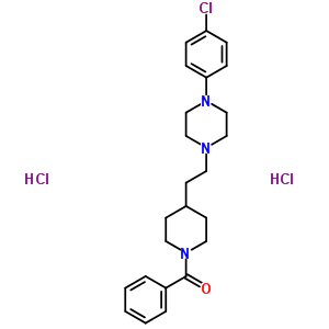 1-(4-chlorophenyl)-4-{2-[1-(phenylcarbonyl)piperidin-4-yl]ethyl}piperazine dihydrochloride