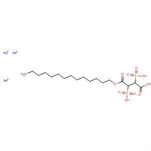 Butanedioic acid, 2,3-disulfo-, 1-tetradecyl ester, trisodium salt