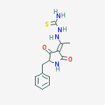 [[(1e)-1-(5-benzyl-2,4-dioxopyrrolidin-3-ylidene)ethyl]amino]thiourea