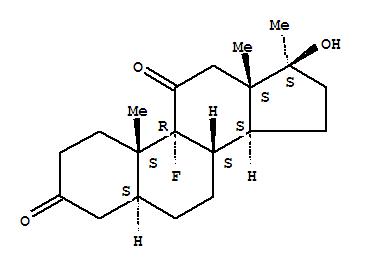 (5S,8S,9R,10S,13S,14S,17S)-9-fluoro-17-hydroxy-10,13,17-trimethyl-2,4, 5,6,7,8,12,14,15,16-decahydro-1H-cyclopenta[a]phenanthrene-3,11-dione