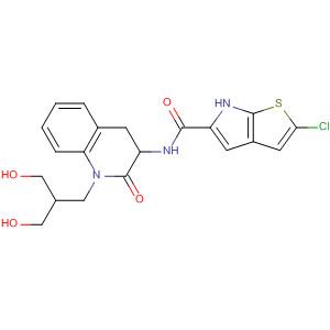 6H-Thieno[2,3-b]pyrrole-5-carboxamide,2-chloro-N-[1,2,3,4-tetrahydro-1-[3-hydroxy-2-(hydroxymethyl)propyl]-2-oxo-3-quinolinyl]-